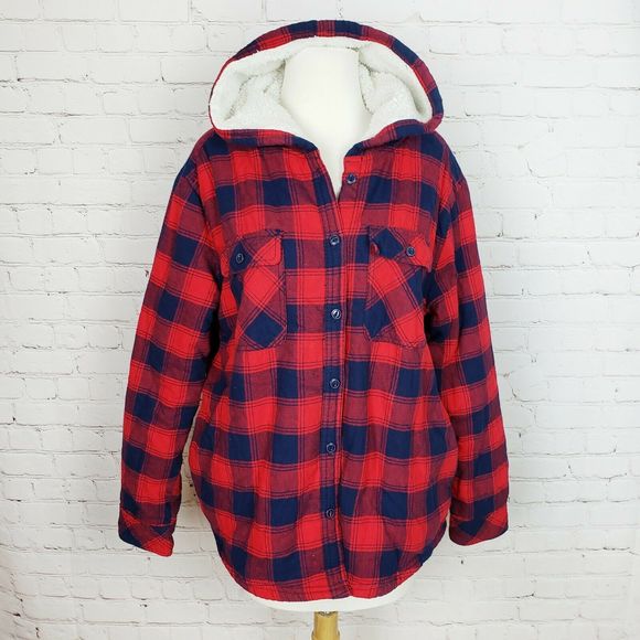 boston traders mens sherpa lined flannel